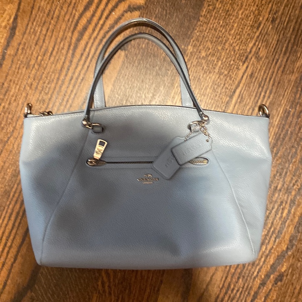 Light blue Coach bag